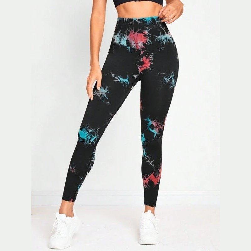 MARBLE SCRUNCH BUM LEGGINGS