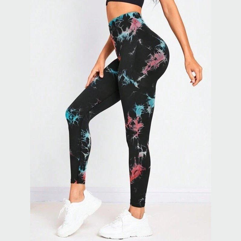 MARBLE SCRUNCH BUM LEGGINGS