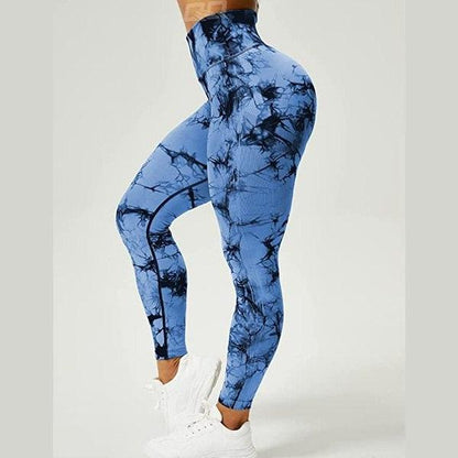 Marble Scrunch Butt Leggings