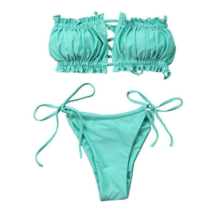 MIAMI RUCHED BIKINI TWO PIECE SET - 9 Colorways