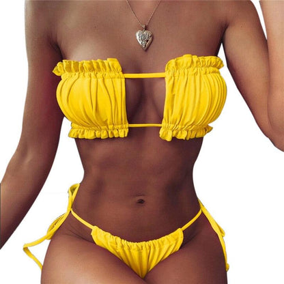 MIAMI RUCHED BIKINI TWO PIECE SET - 9 Colorways