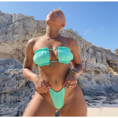 MIAMI RUCHED BIKINI TWO PIECE SET - 9 Colorways