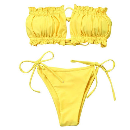 MIAMI RUCHED BIKINI TWO PIECE SET - 9 Colorways
