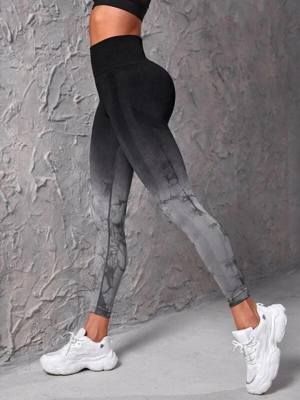 OMBRE MARBLE SCRUNCH LEGGINGS