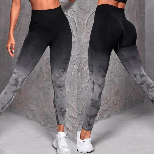 OMBRE MARBLE SCRUNCH LEGGINGS
