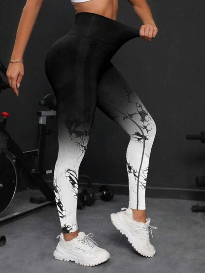 OMBRE MARBLE SCRUNCH LEGGINGS