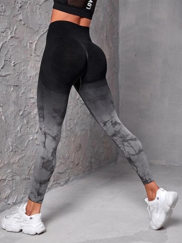 OMBRE MARBLE SCRUNCH LEGGINGS