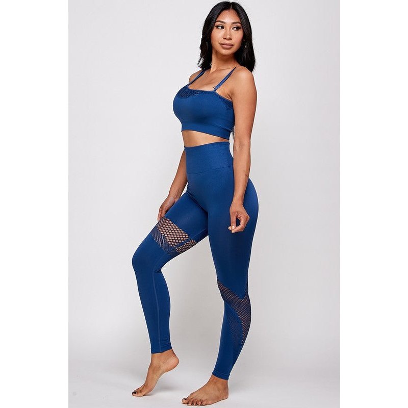 ONE SHOULDER SEAMLESS SET - 4 Colorways