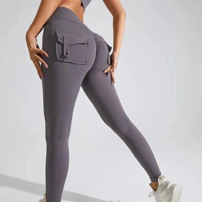 POCKET SCRUNCH BUM LEGGINGS - 12 Colorways