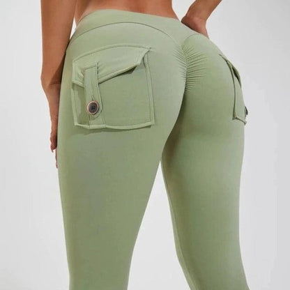 POCKET SCRUNCH BUM LEGGINGS - 12 Colorways