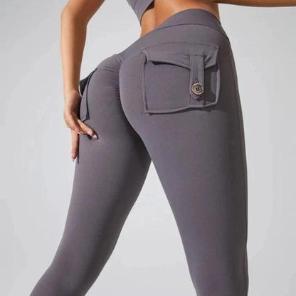 POCKET SCRUNCH BUM LEGGINGS - 12 Colorways