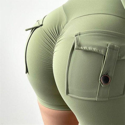 POCKET SCRUNCH BUM SHORTS - 9 Colorways