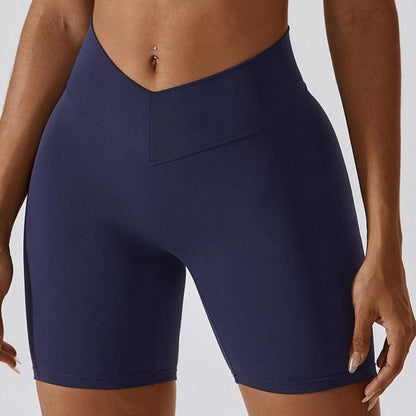 V BACK SHORTS - High Waisted & Butt Scrunch