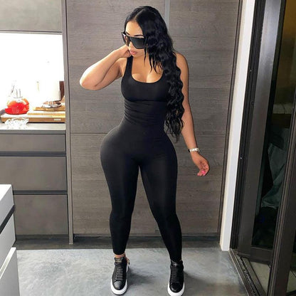 SCULPTED WORKOUT JUMPSUIT LEGGINGS - 7 Colorways