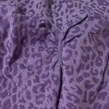 HIGH-WAISTED SEAMLESS LEOPARD LEGGINGS