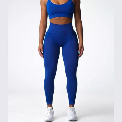 SCRUNCH SEAMLESS LEGGINGS 2.0 - Azure Blue