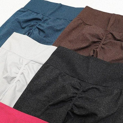 SEAMLESS SCRUNCH LEGGINGS - Pink Speckled