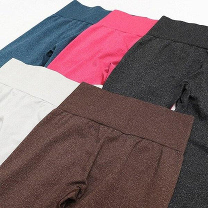 SEAMLESS SCRUNCH LEGGINGS - Pink Speckled