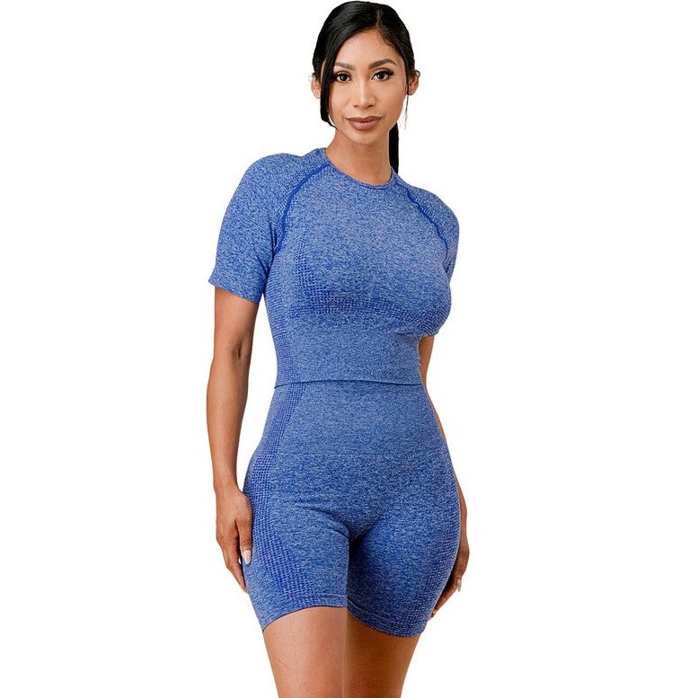 SEAMLESS SCRUNCH SHORTS SET - 4 Colorways