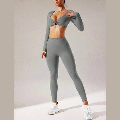 SHE'S A BADDIE CROP TOP LEGGINGS SET