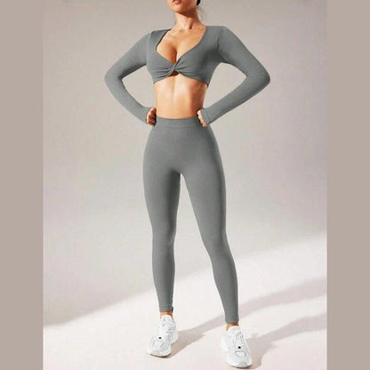 SHE'S A BADDIE CROP TOP LEGGINGS SET