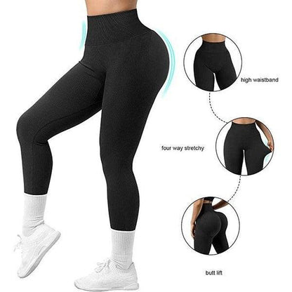 Scrunch Seamless Ribbed Contour Leggings - 5 Colorways