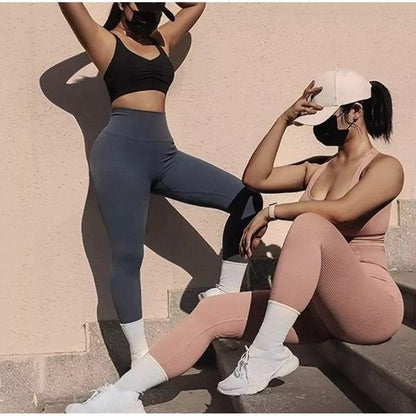 Scrunch Seamless Ribbed Contour Leggings - 5 Colorways