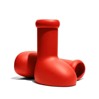 The Viral Big Red Boots