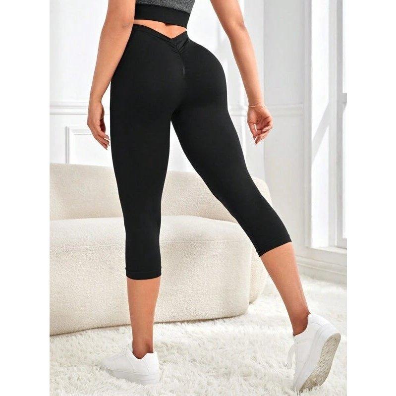 V-BACK CAPRI LEGGINGS